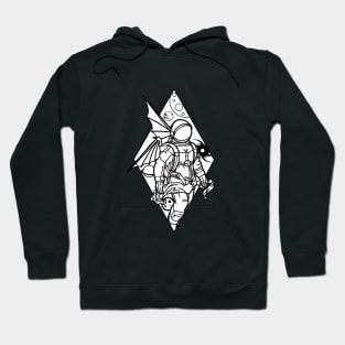 The Astronaut Angle Floating in Space Hoodie